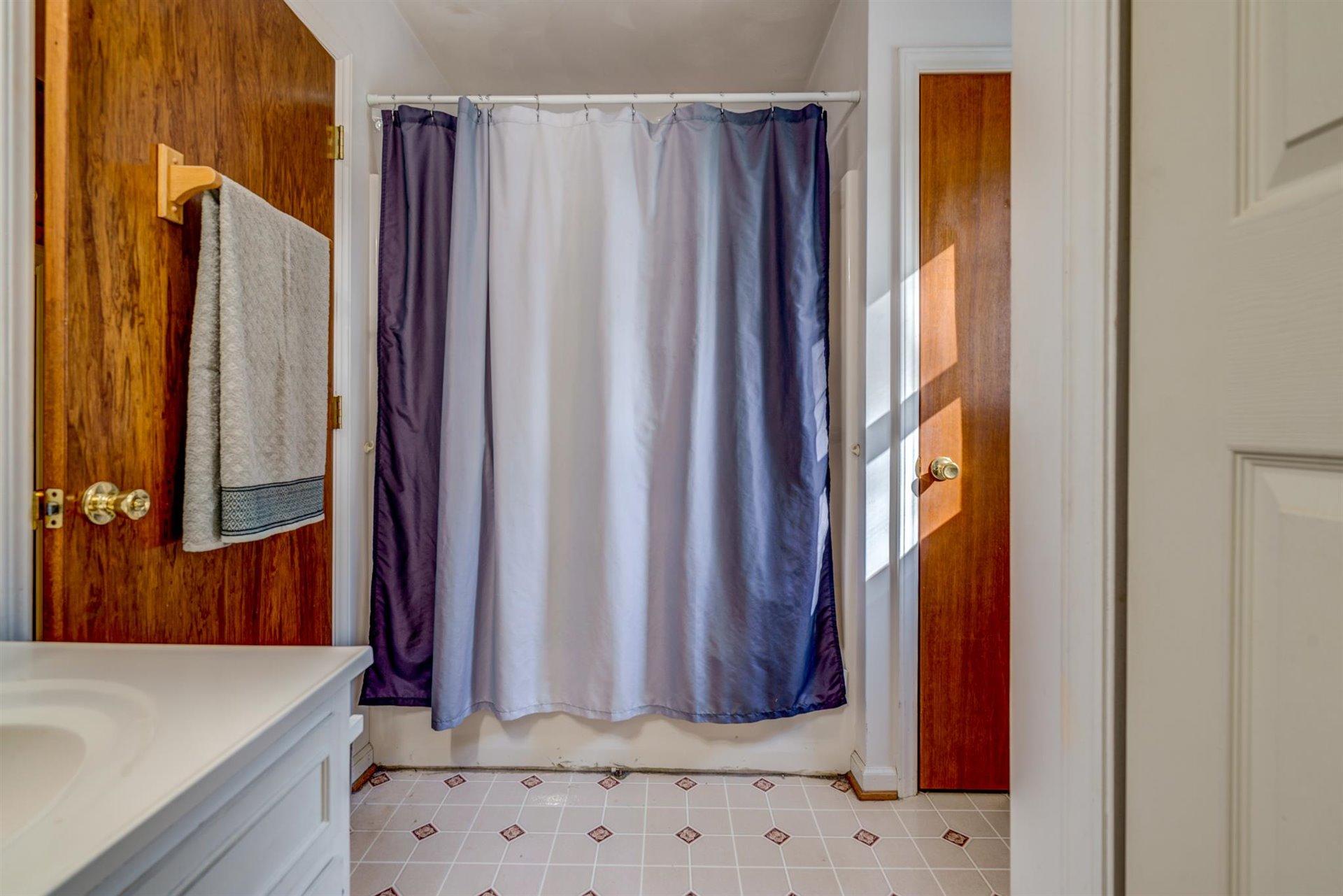 2725 Morgans Mill Road Goodview, VA 24095 - Photo 18 of 49 a view of a bathroom with a tub and door