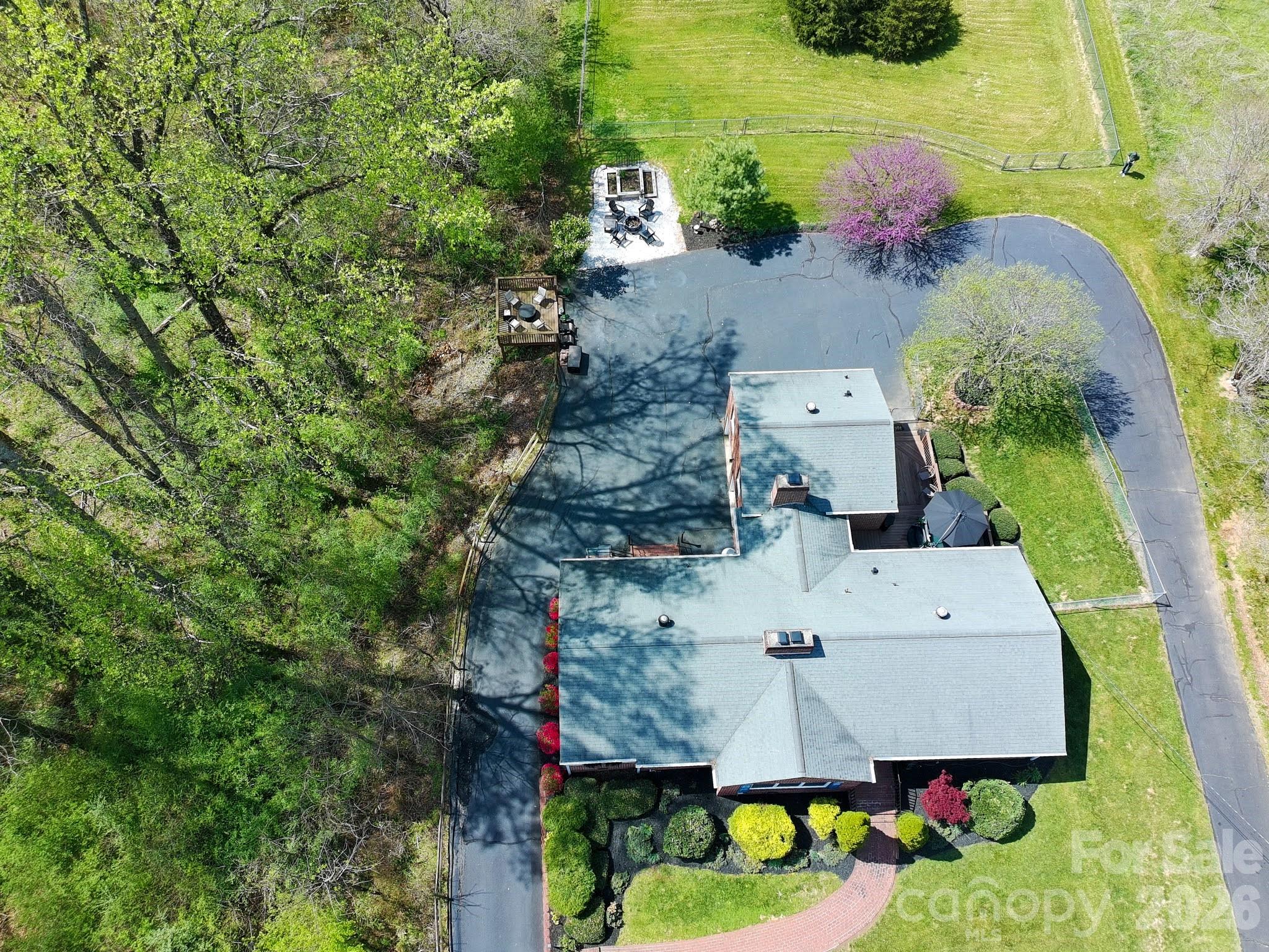 734 Oakland Drive Elkin, NC 28621 - Photo 47 of 48 an aerial view of house with yard