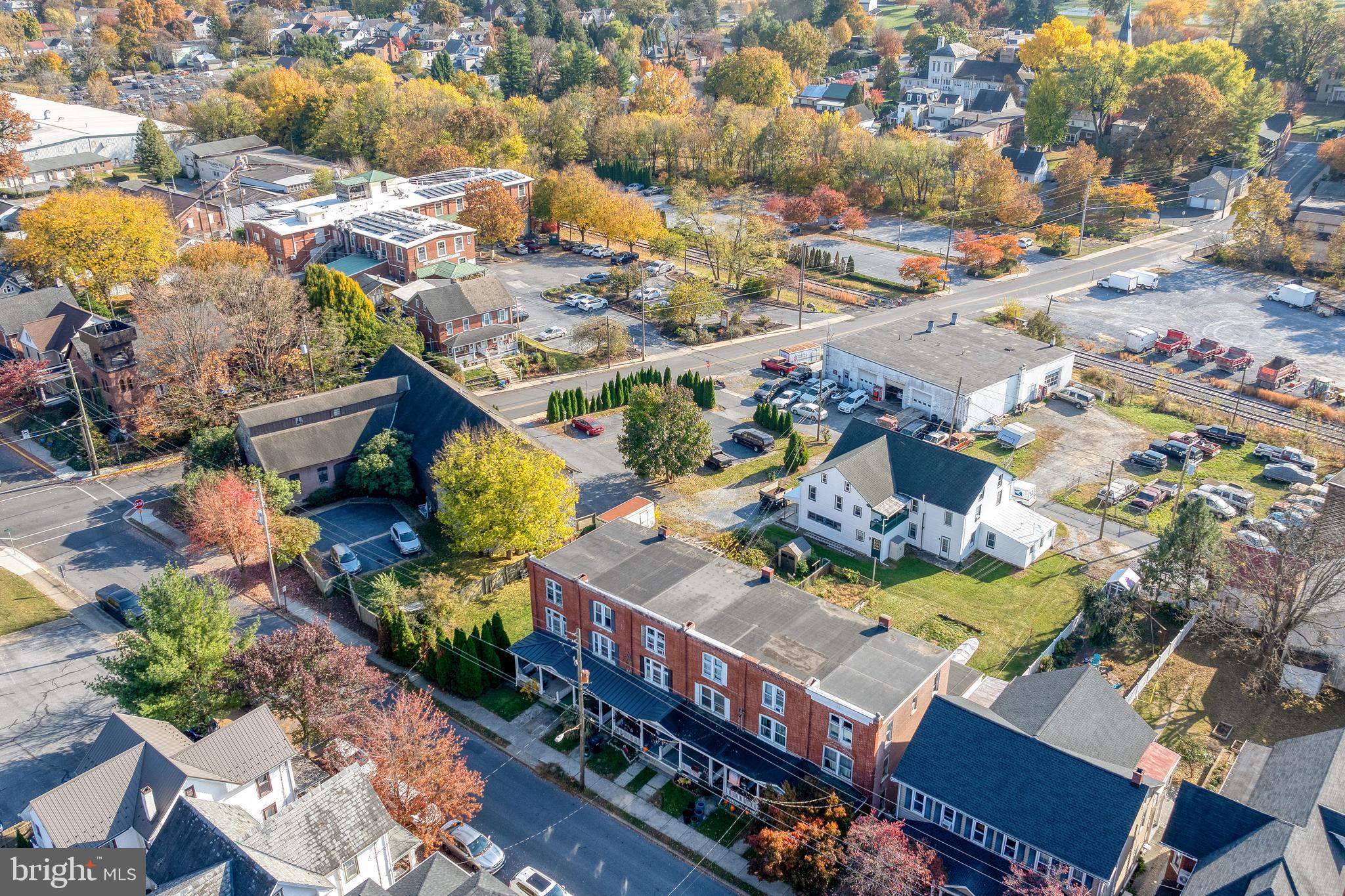 156 Front Street Lititz, PA 17543 - Photo 50 of 58 an aerial view of residential houses with outdoor space