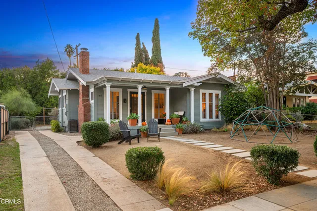 a view of a house with a patio