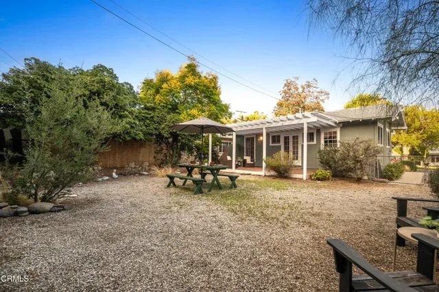 a view of a house with a patio