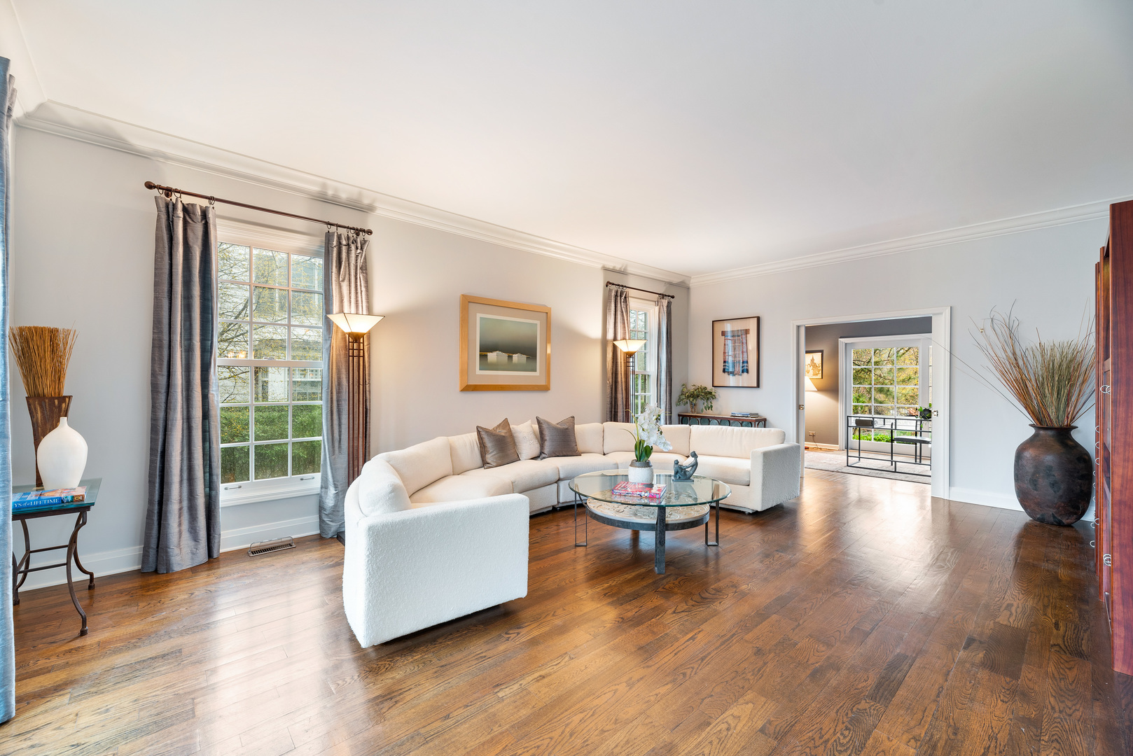 200 Hazel Avenue Glencoe, IL 60022 - Photo 14 of 51 a living room with furniture and a wooden floor