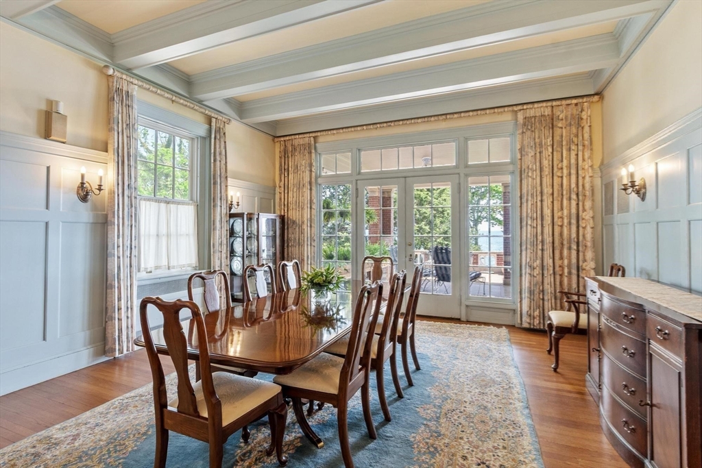 89 Lothrop Street Beverly, MA 01915 - Photo 17 of 41 a view of a dining room with furniture window and wooden floor