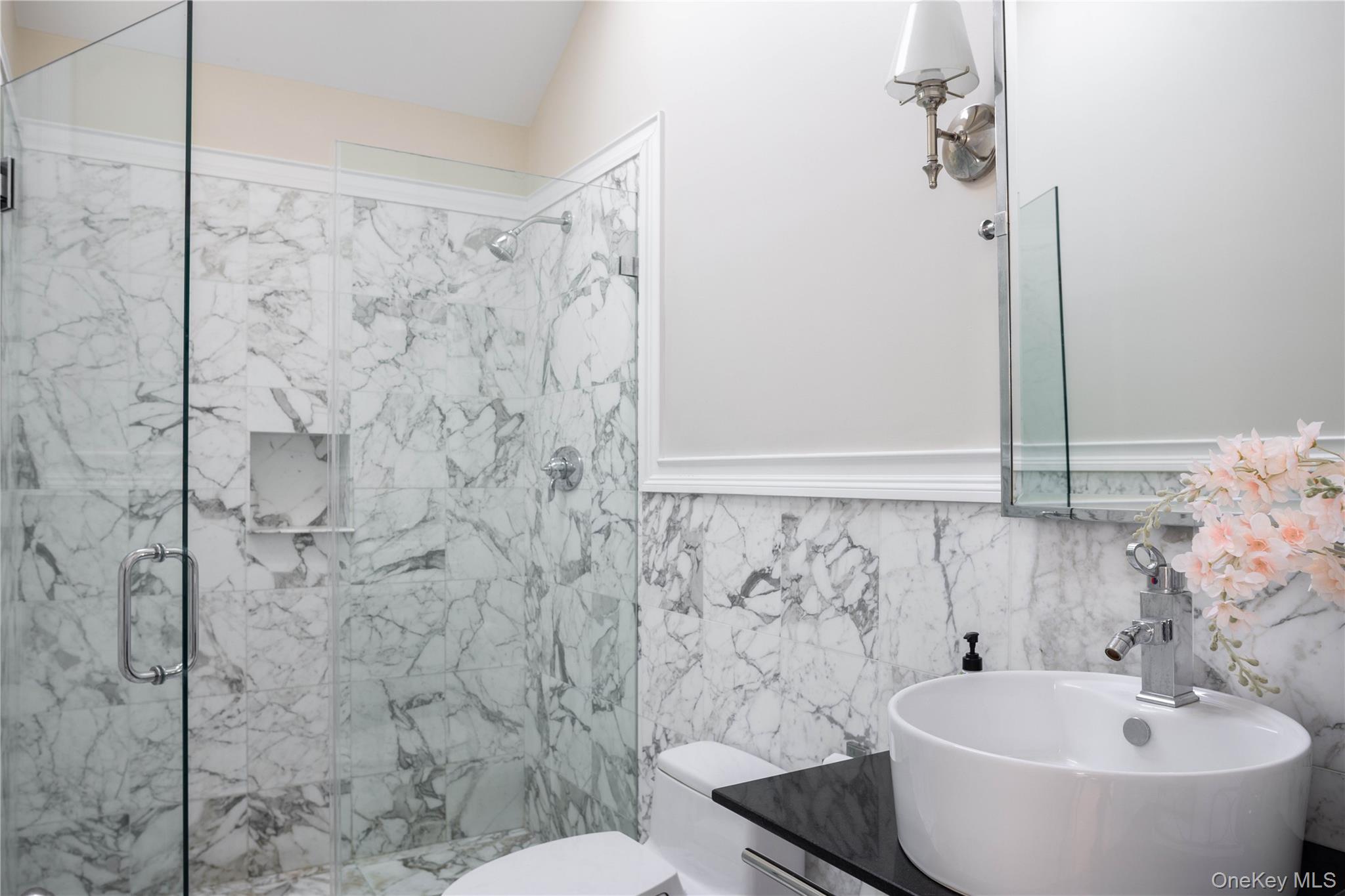 3 Clay Pit Road Remsenburg, NY 11960 - Photo 9 of 20 a bathroom with a sink and a mirror