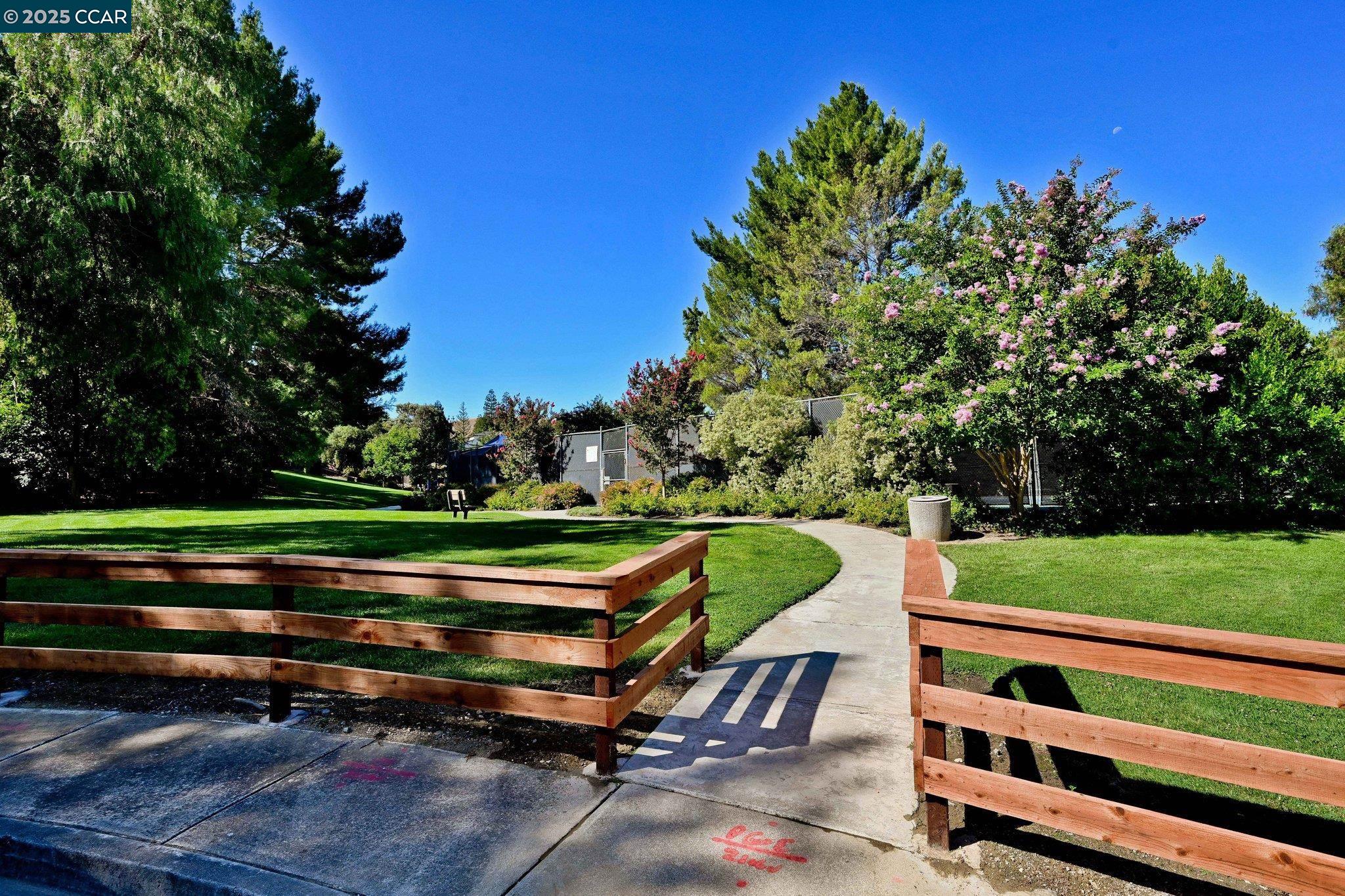 1181 Sunlight Circle Concord, CA 94518 - Photo 31 of 36 a view of a bench in the garden