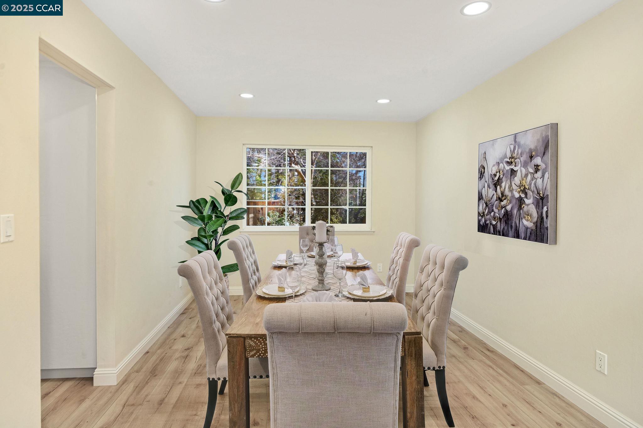 1181 Sunlight Circle Concord, CA 94518 - Photo 8 of 36 a view of a dining room with furniture and window