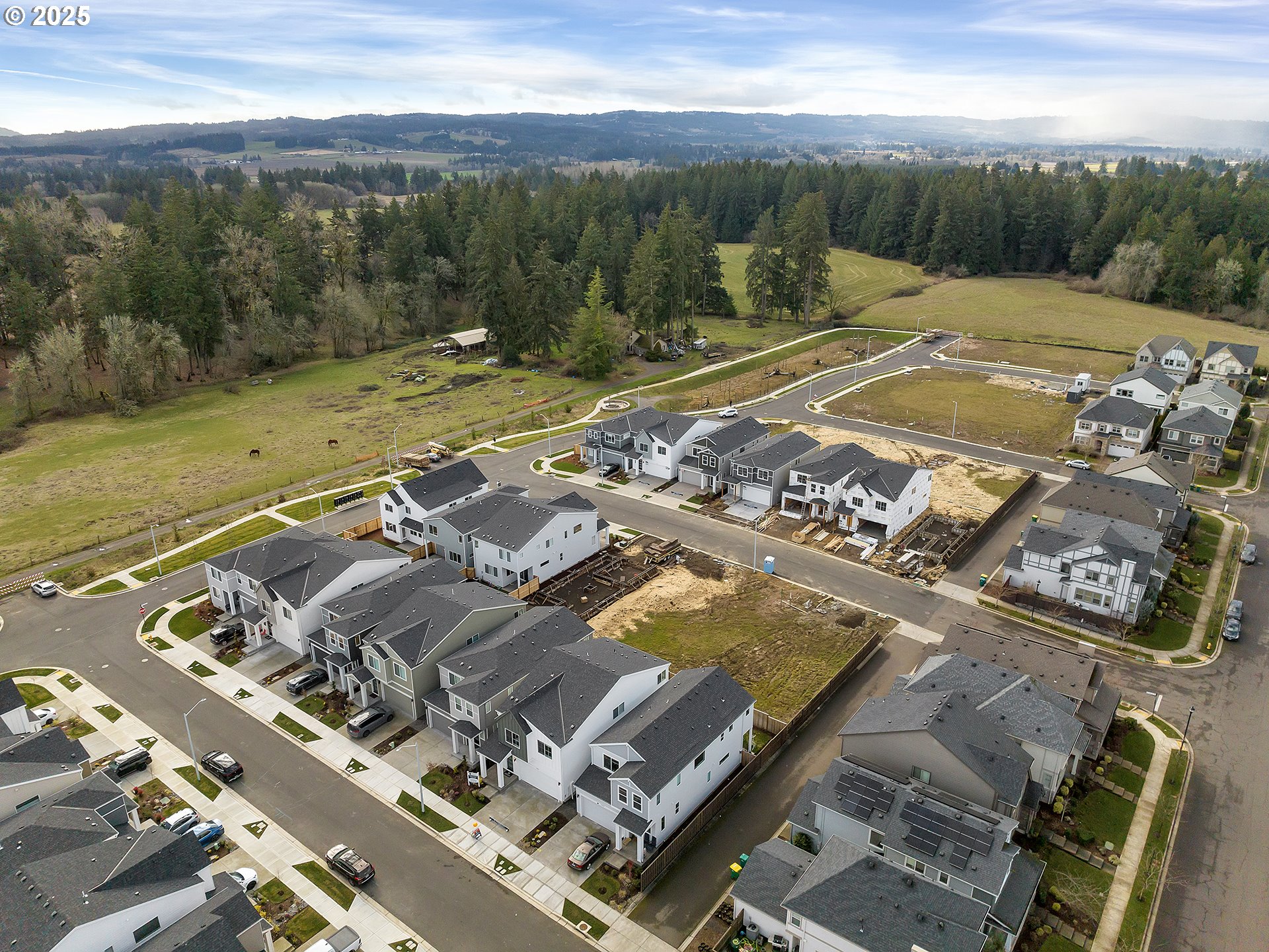13858 Southwest 174th Avenue Tigard, OR 97140 - Photo 39 of 44 an aerial view of residential houses with outdoor space