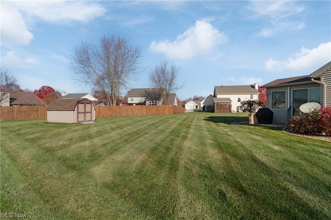 8366 Turquoise Avenue Northeast Canton, OH 44721 - Photo 23 of 26 Nice large backyard with a storage shed.