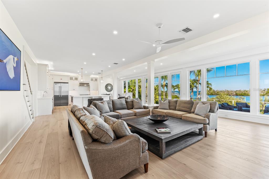 4070 Loomis Avenue Boca Grande, FL 33921 - Photo 13 of 59 a living room with furniture and a large window