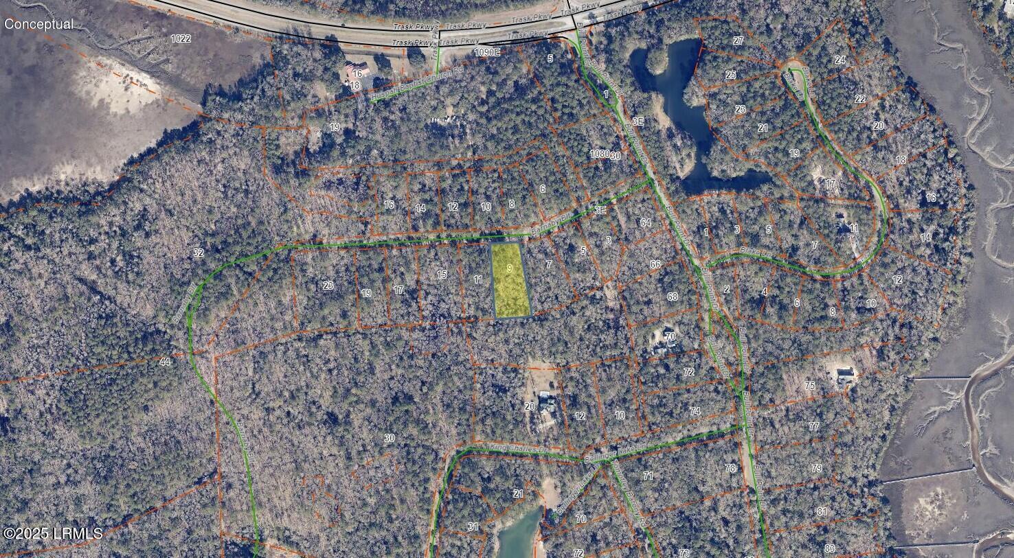9 Barnaby Bluff Seabrook, SC 29940 - Photo 10 of 39 Tax Map Aerial