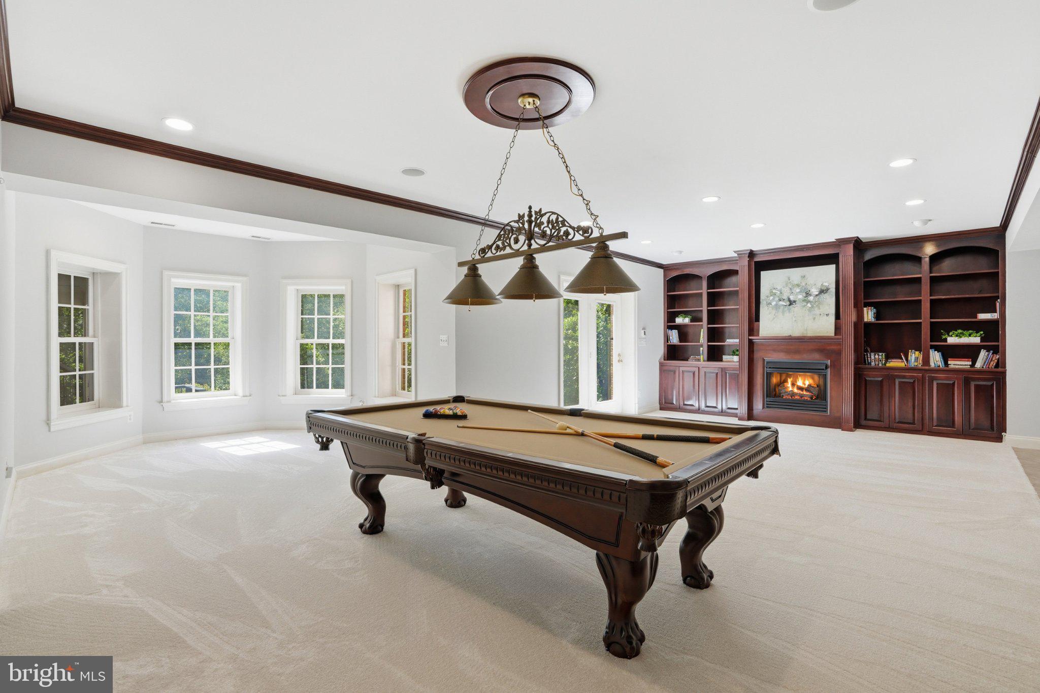891 Chinquapin Road McLean, VA 22102 - Photo 61 of 78 Elegant game room with natural light.