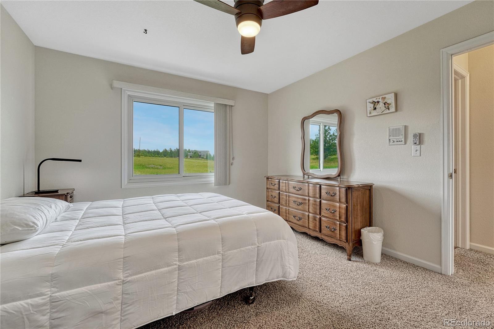 43793 Buckskin Road Parker, CO 80138 - Photo 29 of 50 a bedroom with a bed and a window