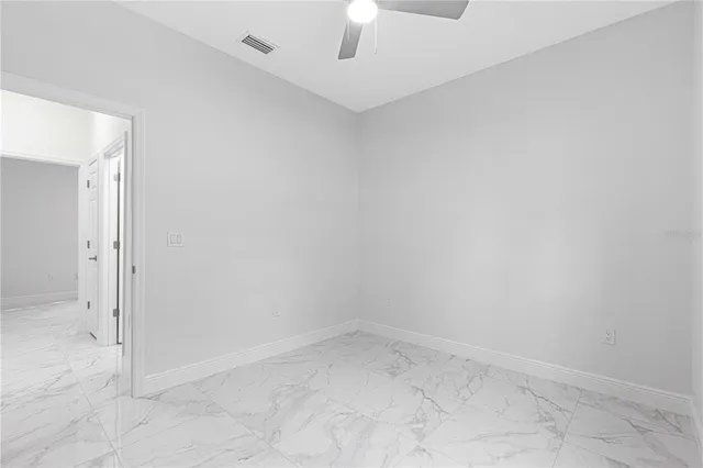 an empty room with a empty space