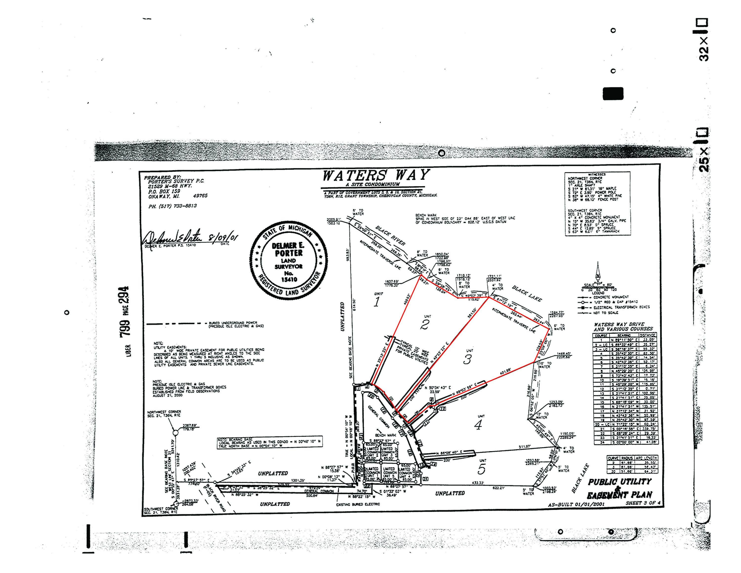 Vl North Black River Road Cheboygan, MI 49721 - Photo 12 of 13 12 _ Utility and Easment