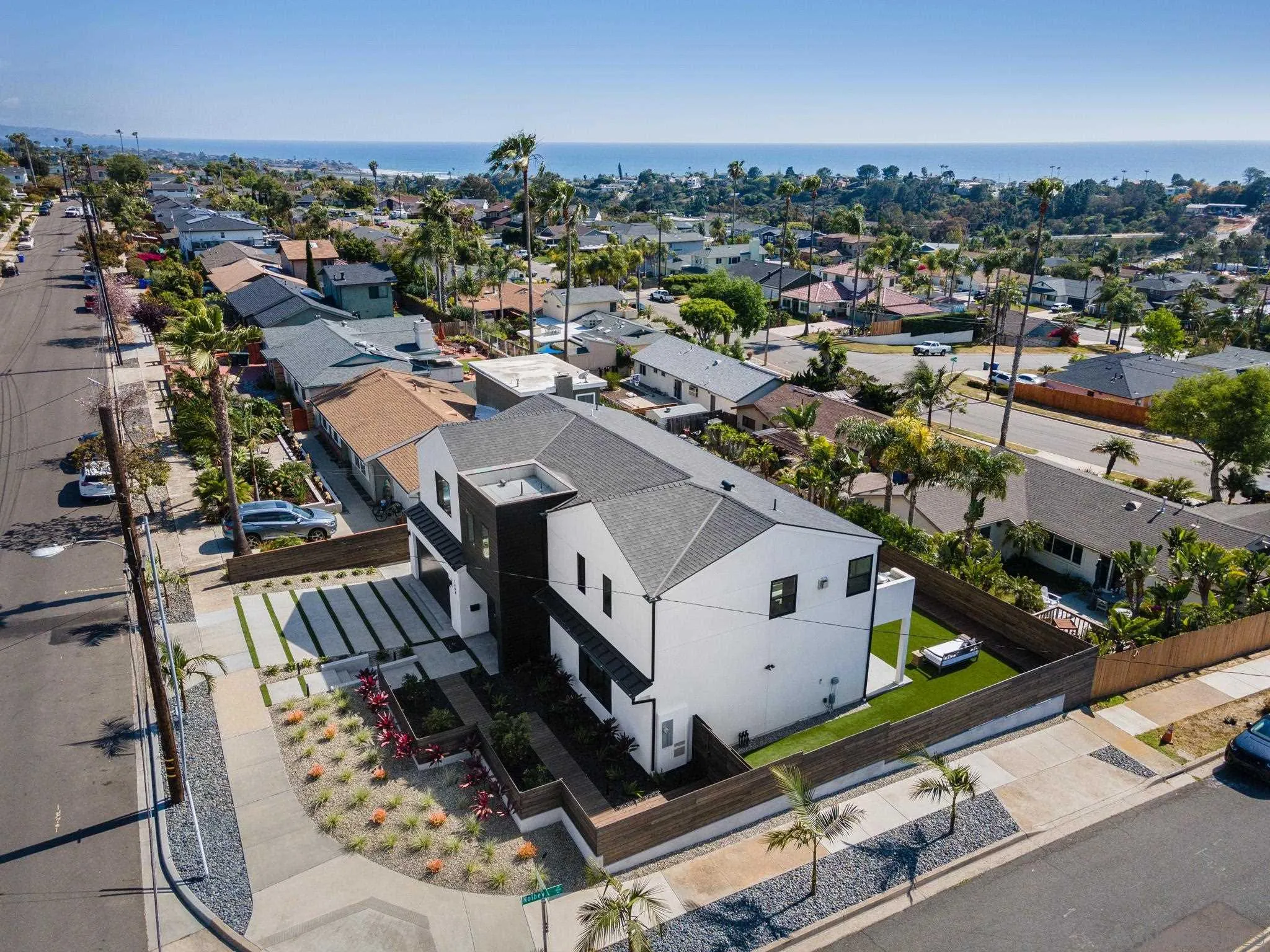1604 Legaye Drive Cardiff, CA 92007 - Photo 42 of 42 an aerial view of a house with a garden