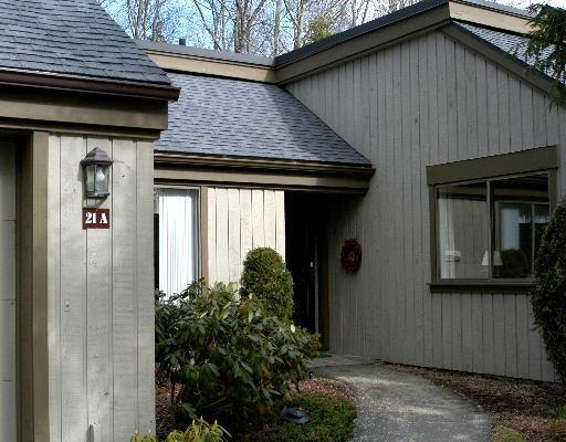 a backyard of the house