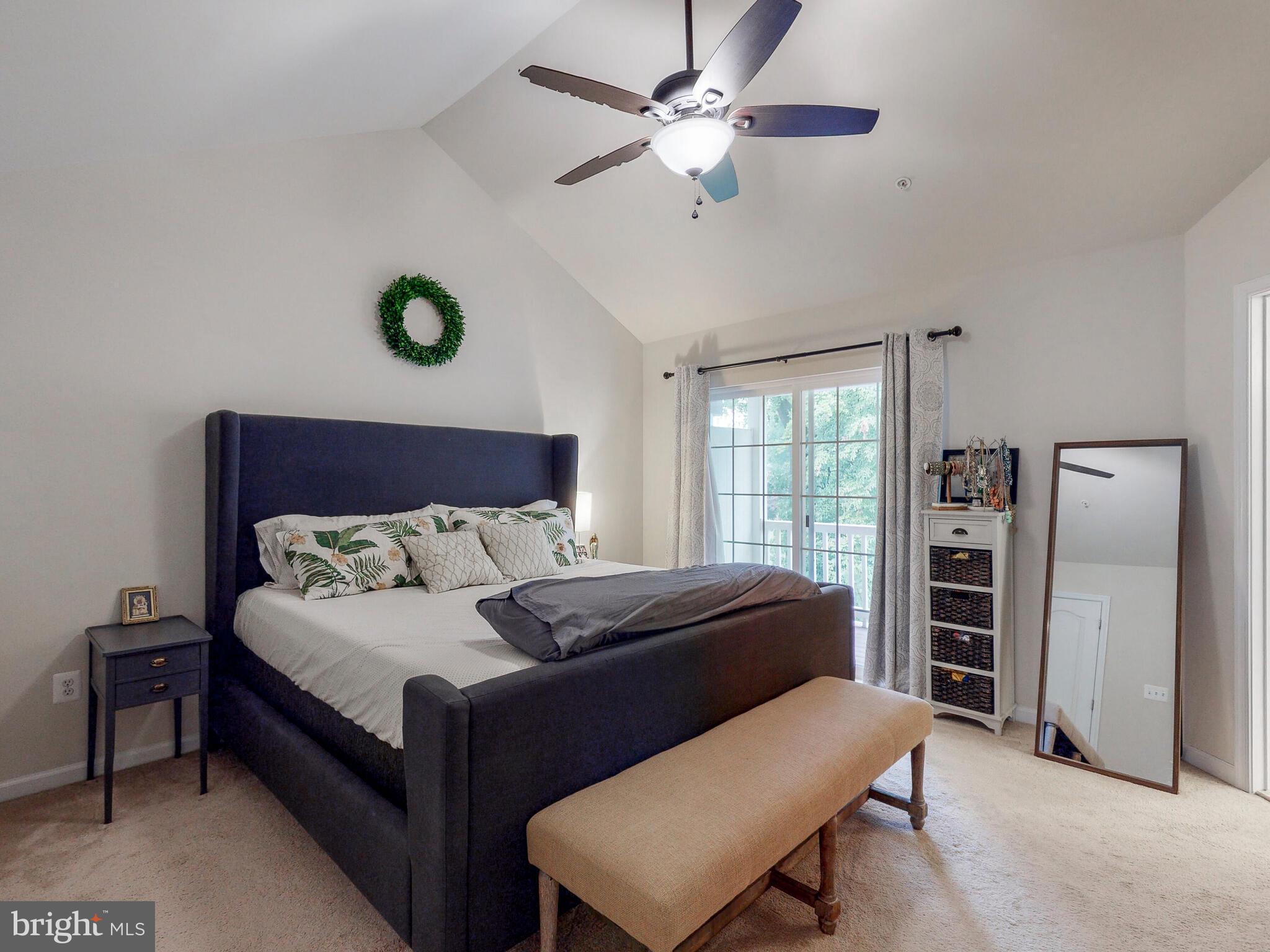 1048 Red Clover Road Gambrills, MD 21054 - Photo 22 of 41 Ceiling Fan with Sliders to your private Balcony