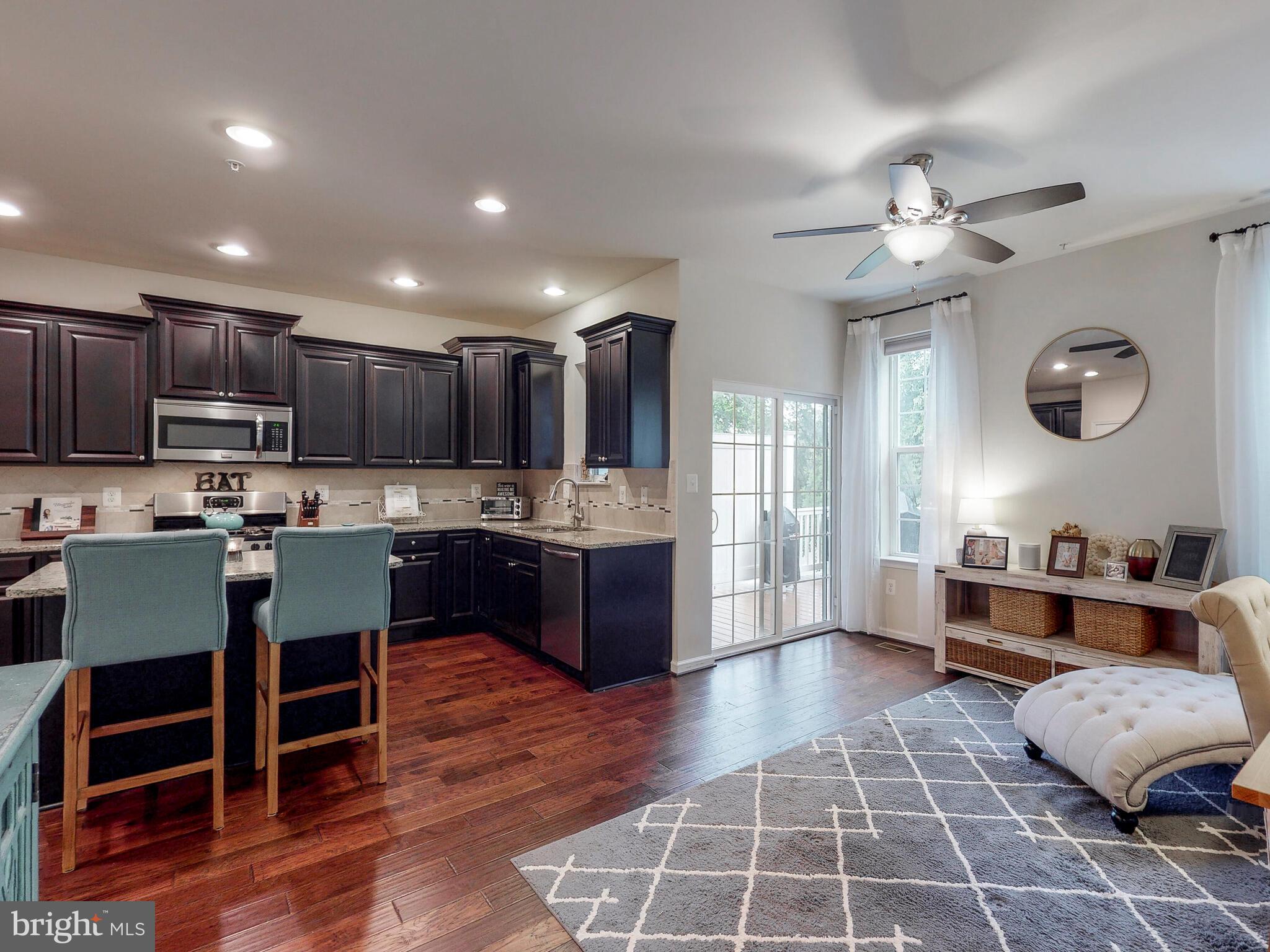 1048 Red Clover Road Gambrills, MD 21054 - Photo 10 of 41 Harwood Floors, Recessed Lights and Ceiling Fan