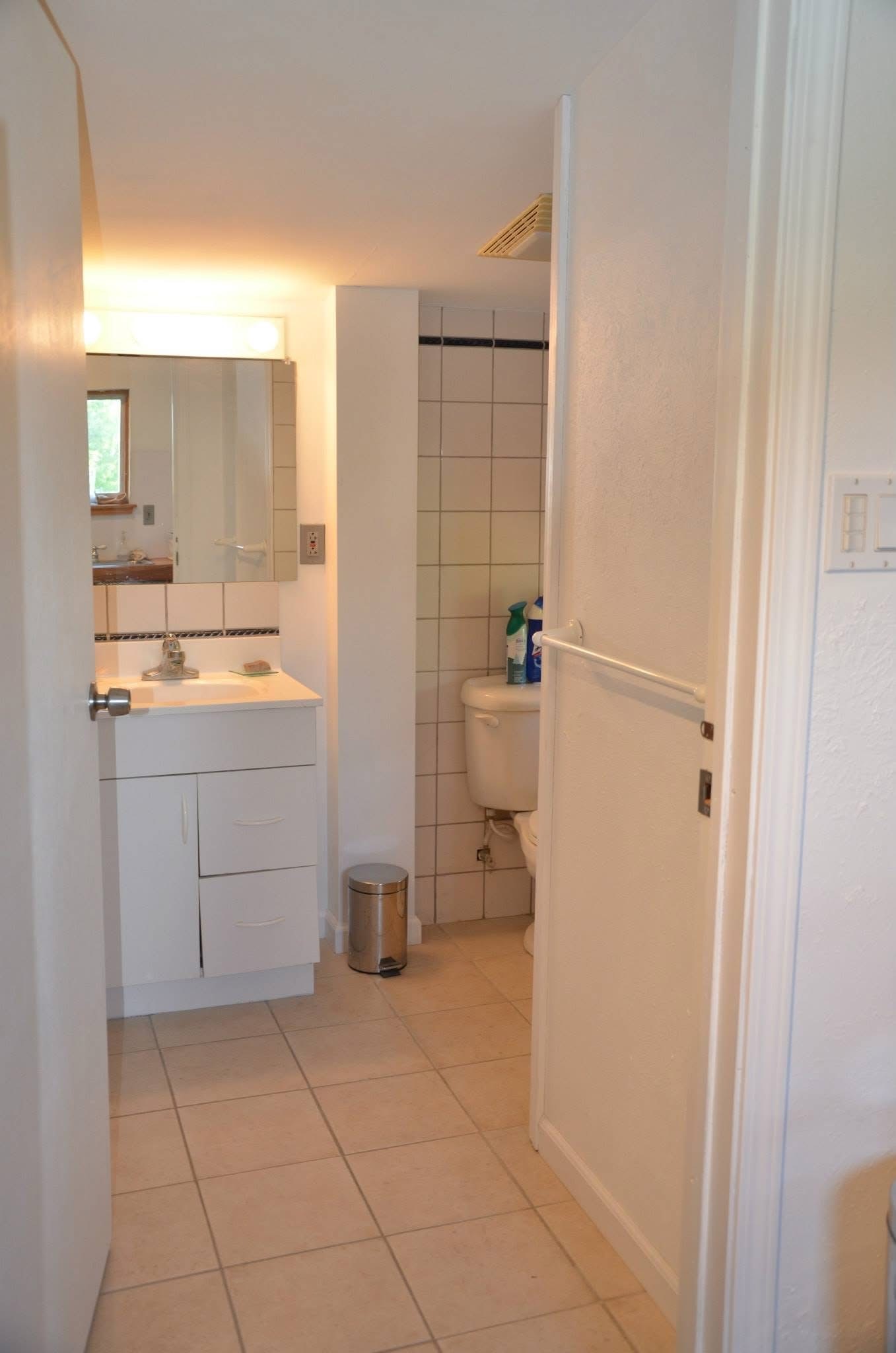 143 Davis Road Bedias, TX 77831 - Photo 5 of 8 a room view with a wooden floor and a sink