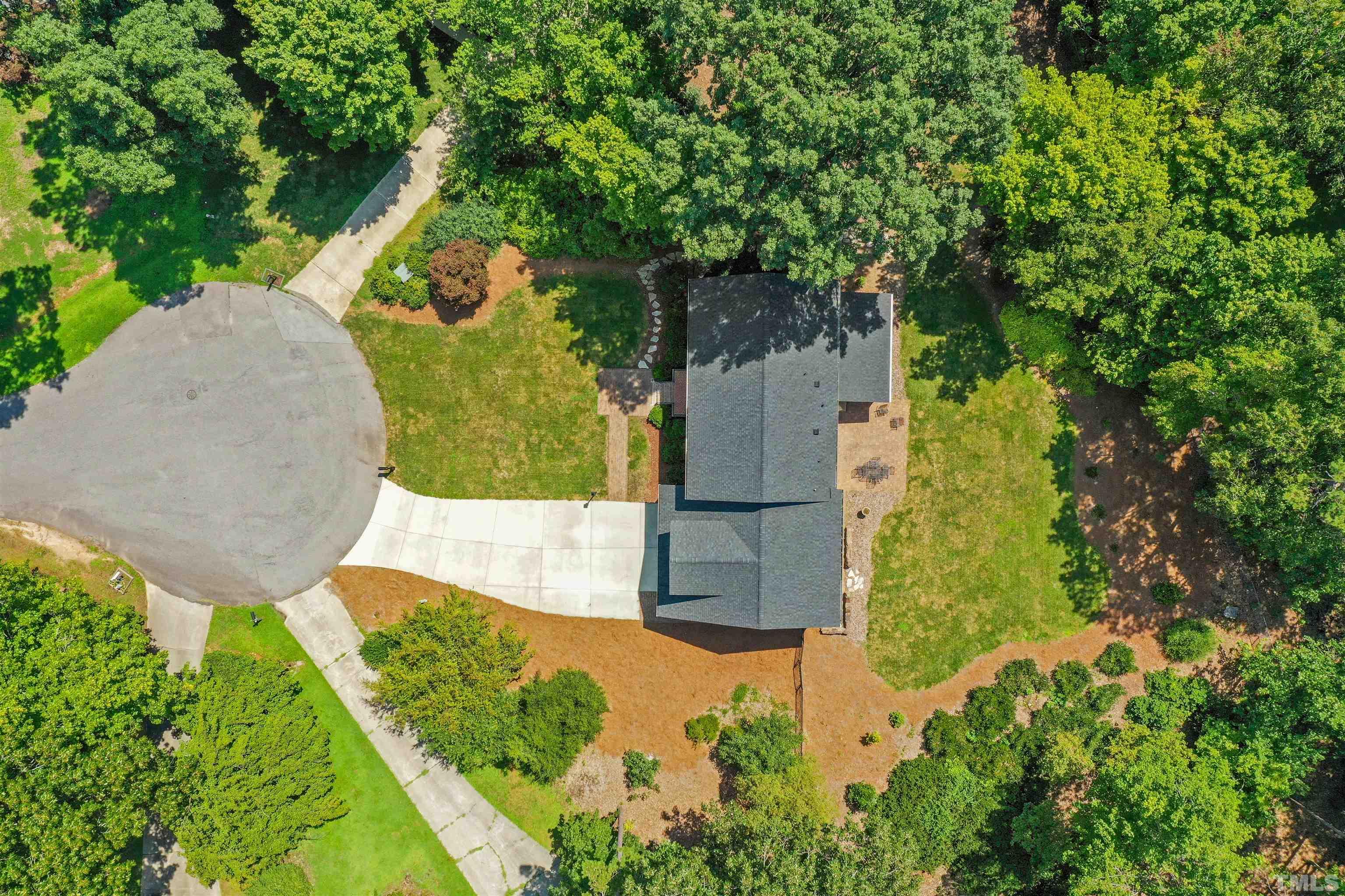 8600 Timberwind Drive Raleigh, NC 27615 - Photo 41 of 46 an aerial view of a house