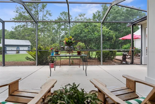 a view of an outdoor space and yard