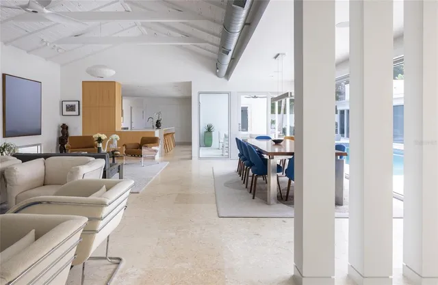 a living room with a couch and a flat screen tv