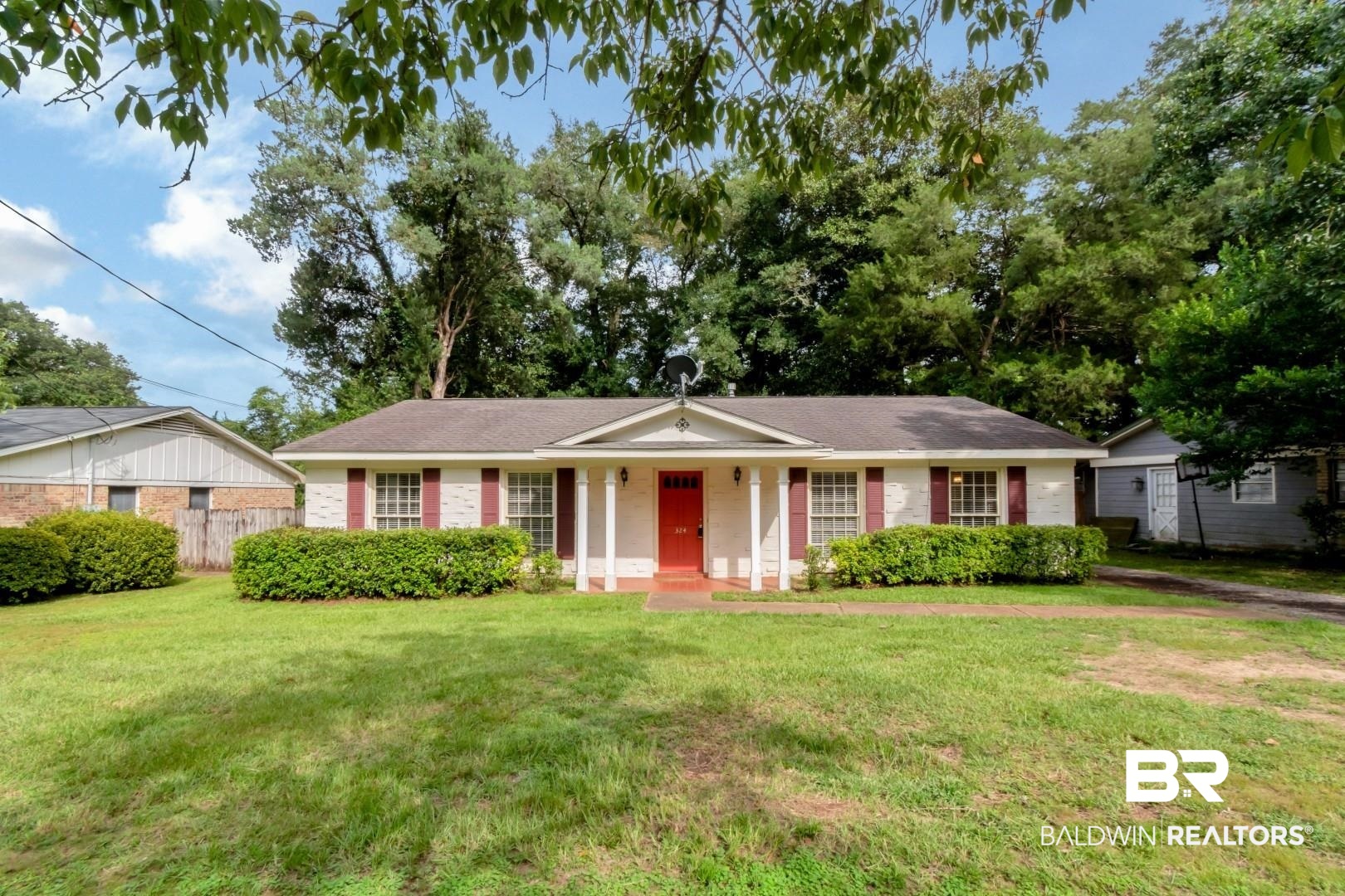 324 Judson Drive Mobile, AL 36608 - Photo 20 of 20 Single story home with a front lawn and roof with shingles