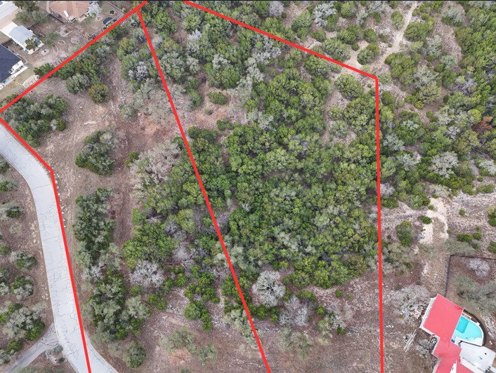 20114 Victoria Chase Leander, TX 78645 - Photo 4 of 14 Aerial view of property's location featuring property boundaries highlighted