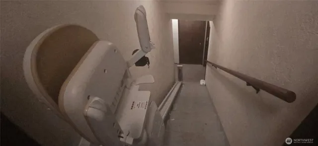 a close view of closet