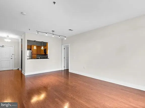 a view of an empty room