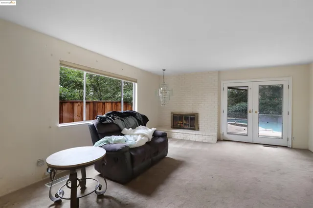 a view of empty room