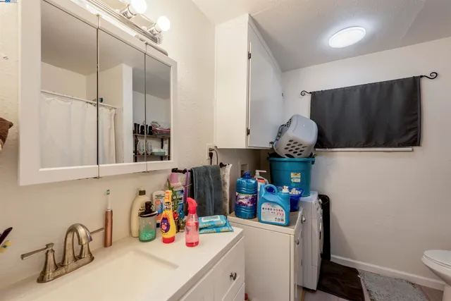 a room with storage and utility