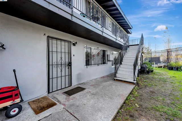 a view of front door