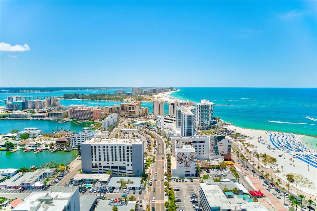 767 Island Way Clearwater, FL 33767 - Photo 65 of 74 a view of a city and ocean view