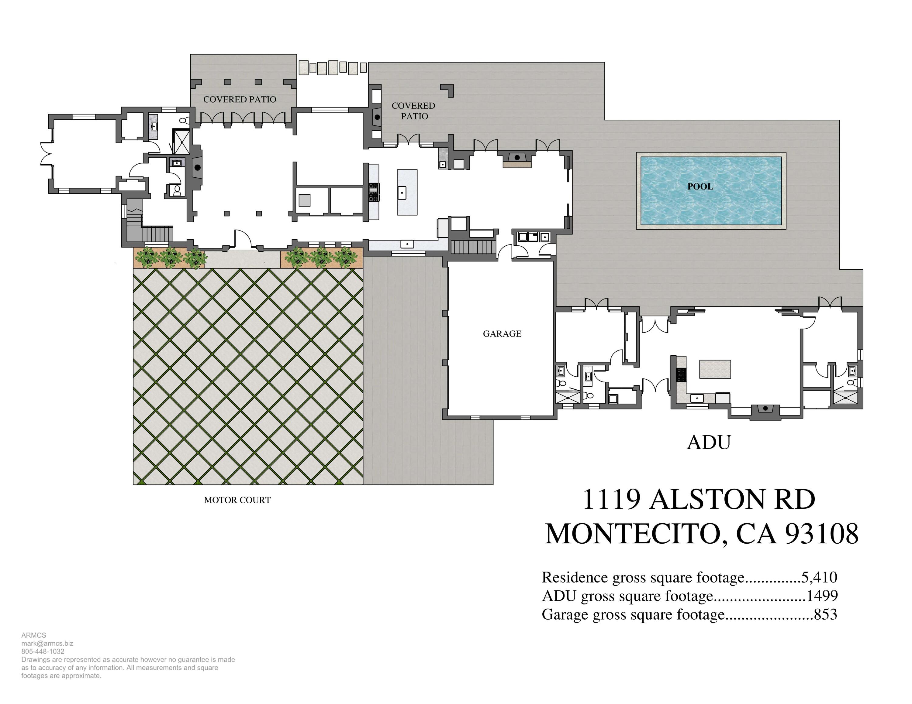 1119 Alston Road Montecito, CA 93108 - Photo 41 of 44 Floor plan