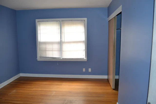 a view of a room with window