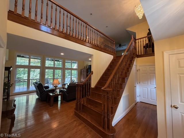 160 Belews Field Road Stokesdale, NC 27357 - Photo 5 of 43 Bonus Room And Bedrooms Connect By Bridge