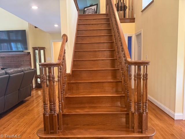 160 Belews Field Road Stokesdale, NC 27357 - Photo 6 of 43 Beautifully Crafted Staircase