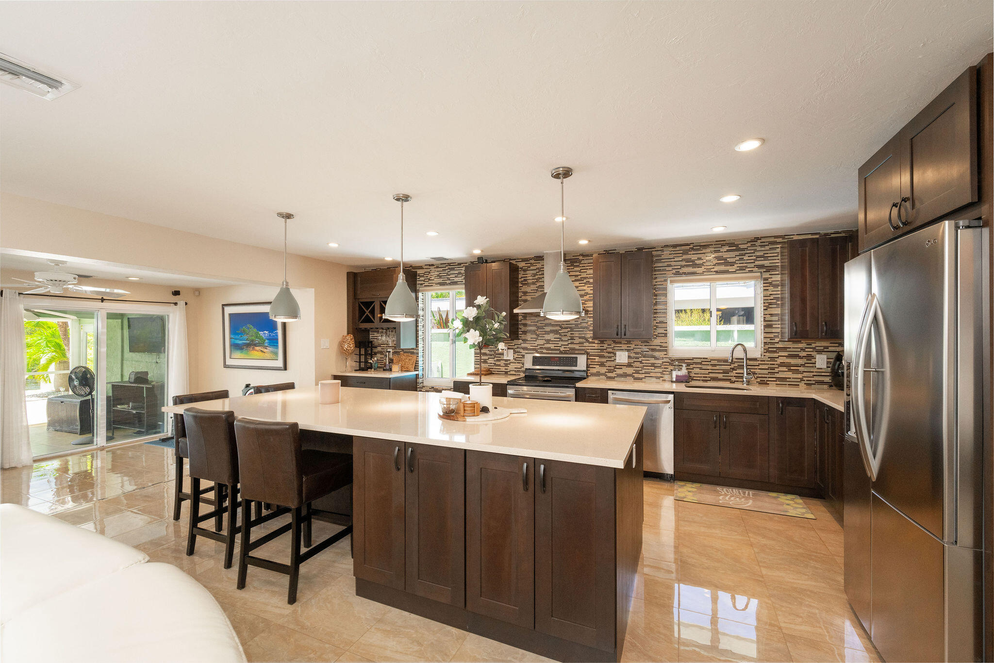 3206 Riviera Drive Key West, FL 33040 - Photo 4 of 24 Kitchen with large island