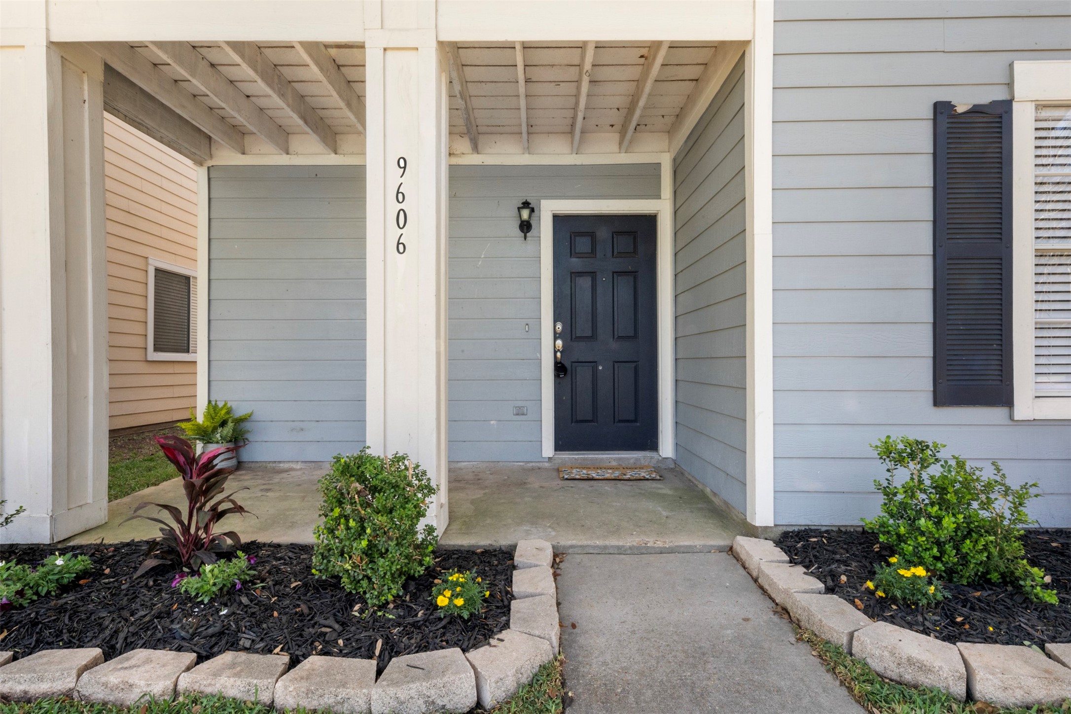 9606 Farrell Drive Houston, TX 77070 - Photo 2 of 37 a front view of a house with potted plants