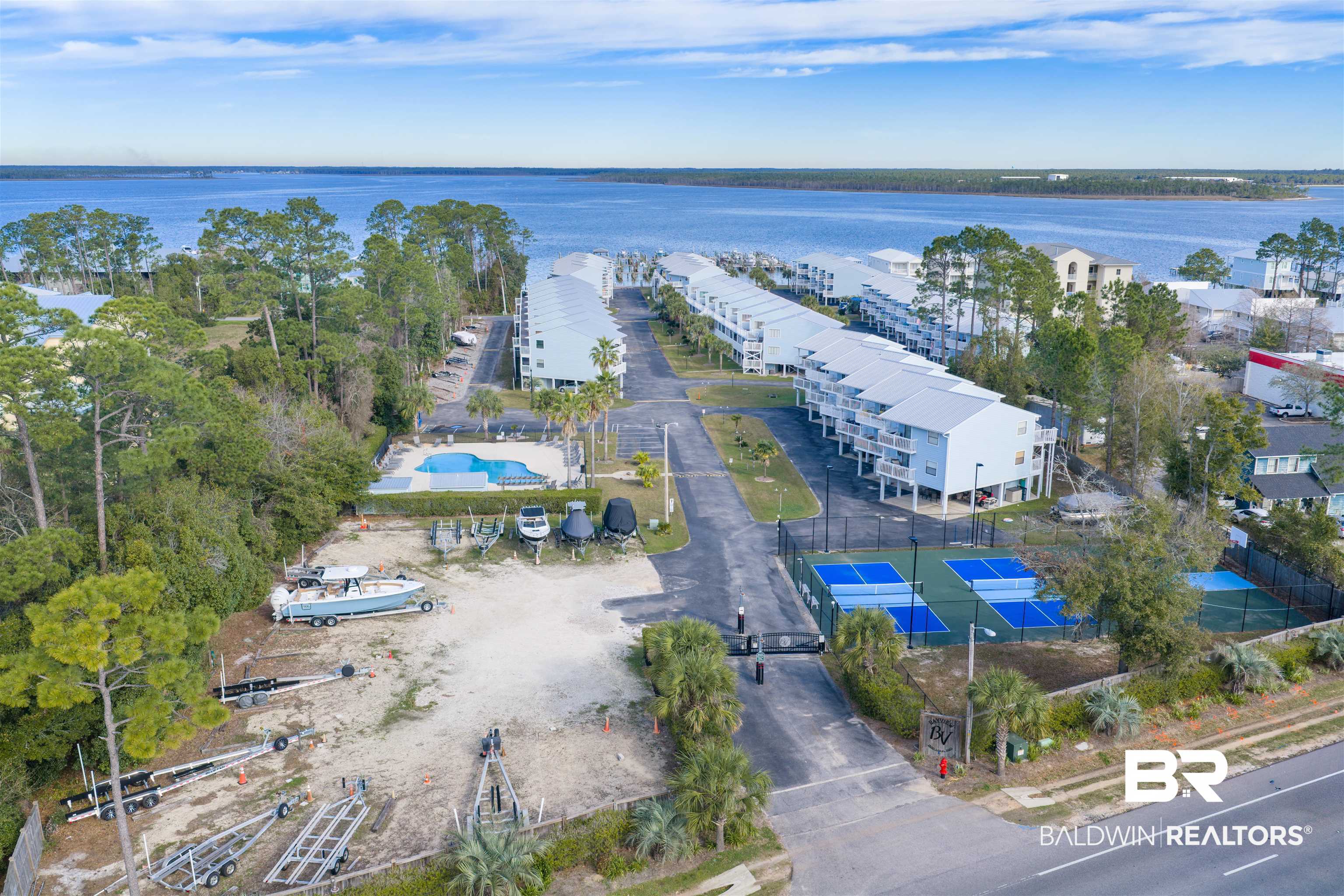 25861 Canal Road, Unit 3 Orange Beach, AL 36561 - Photo 40 of 40 Bird's eye view of a nearby body of water
