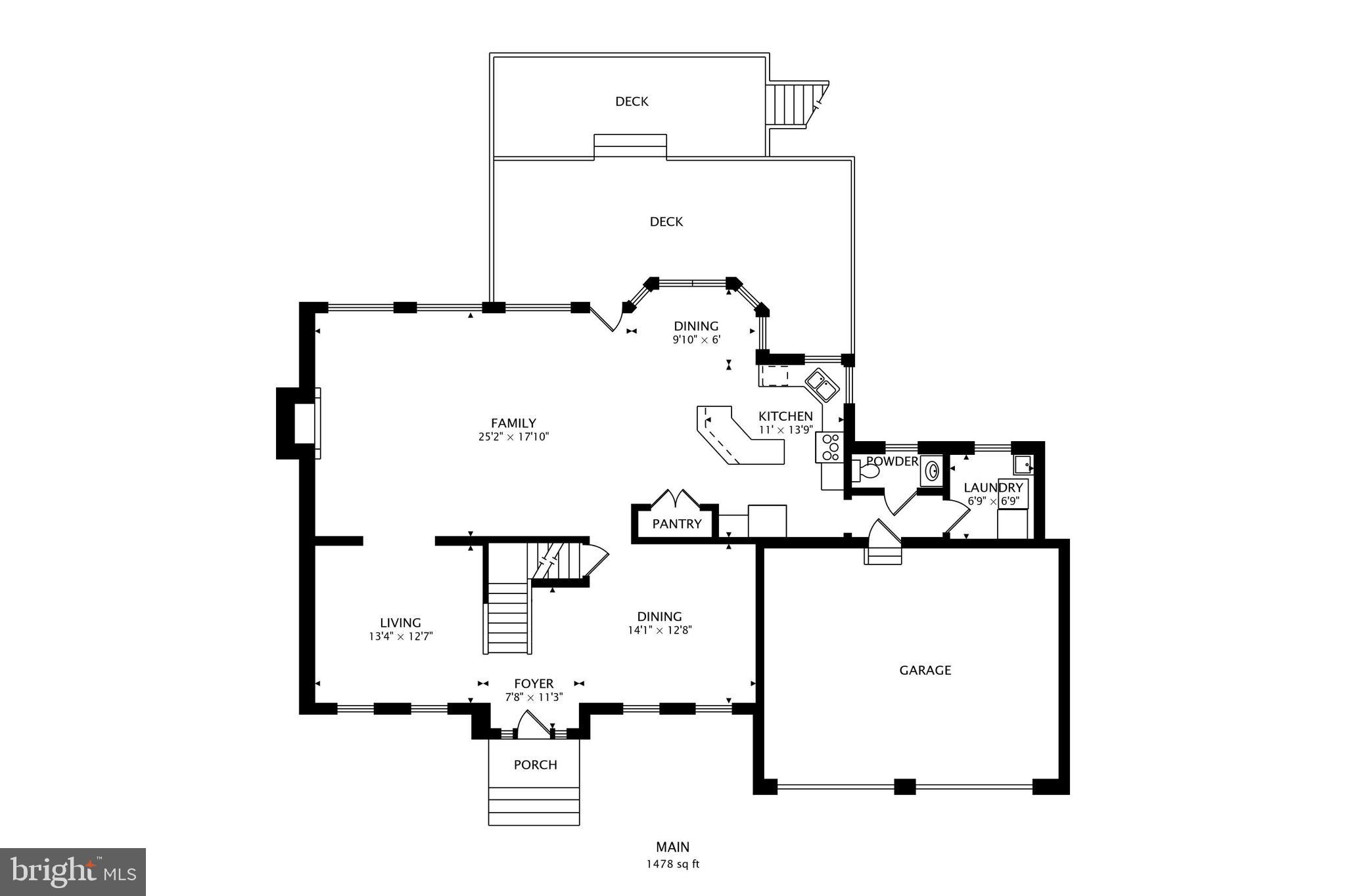 2623 Sequoia Way Prince Frederick, MD 20678 - Photo 55 of 57 Main Level Floor Plan
