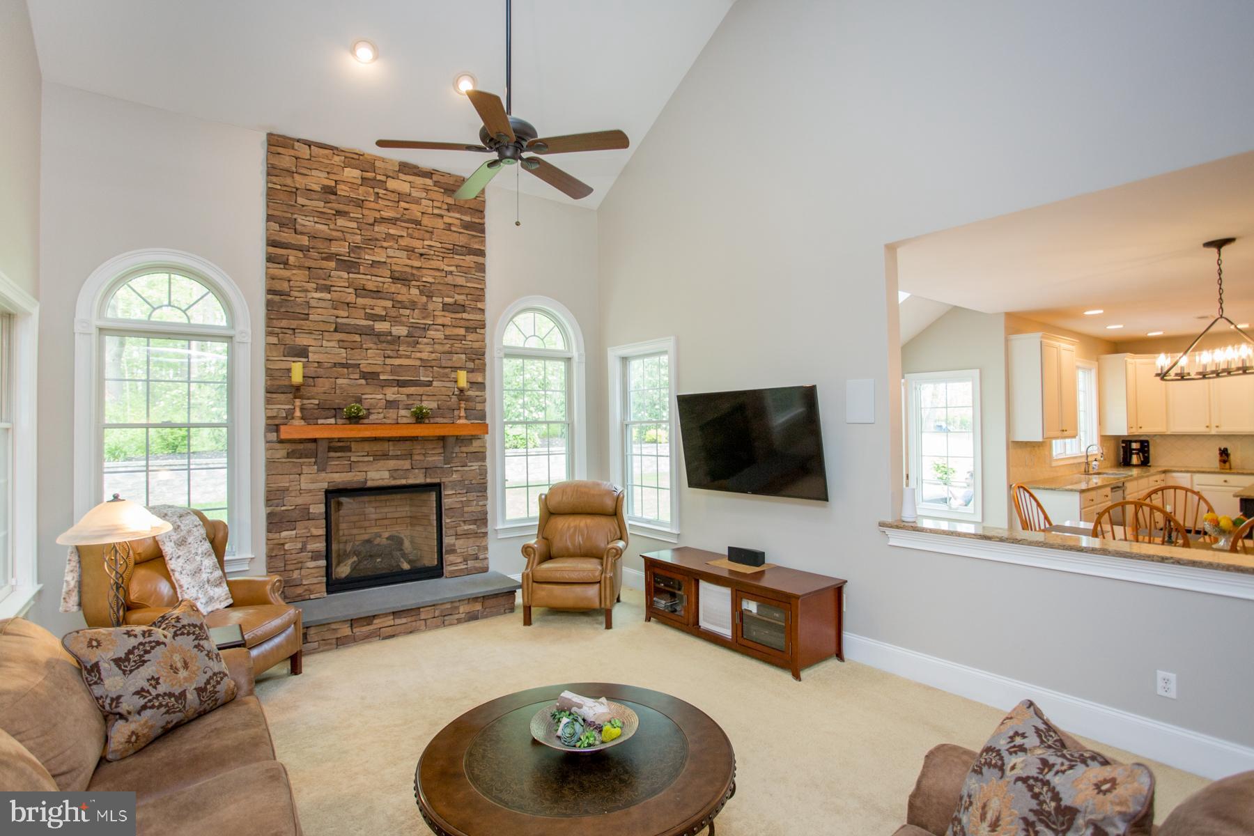 2131 Hawthorne Road New Hope, PA 18938 - Photo 14 of 48 Family Room with Vaulted Ceiling