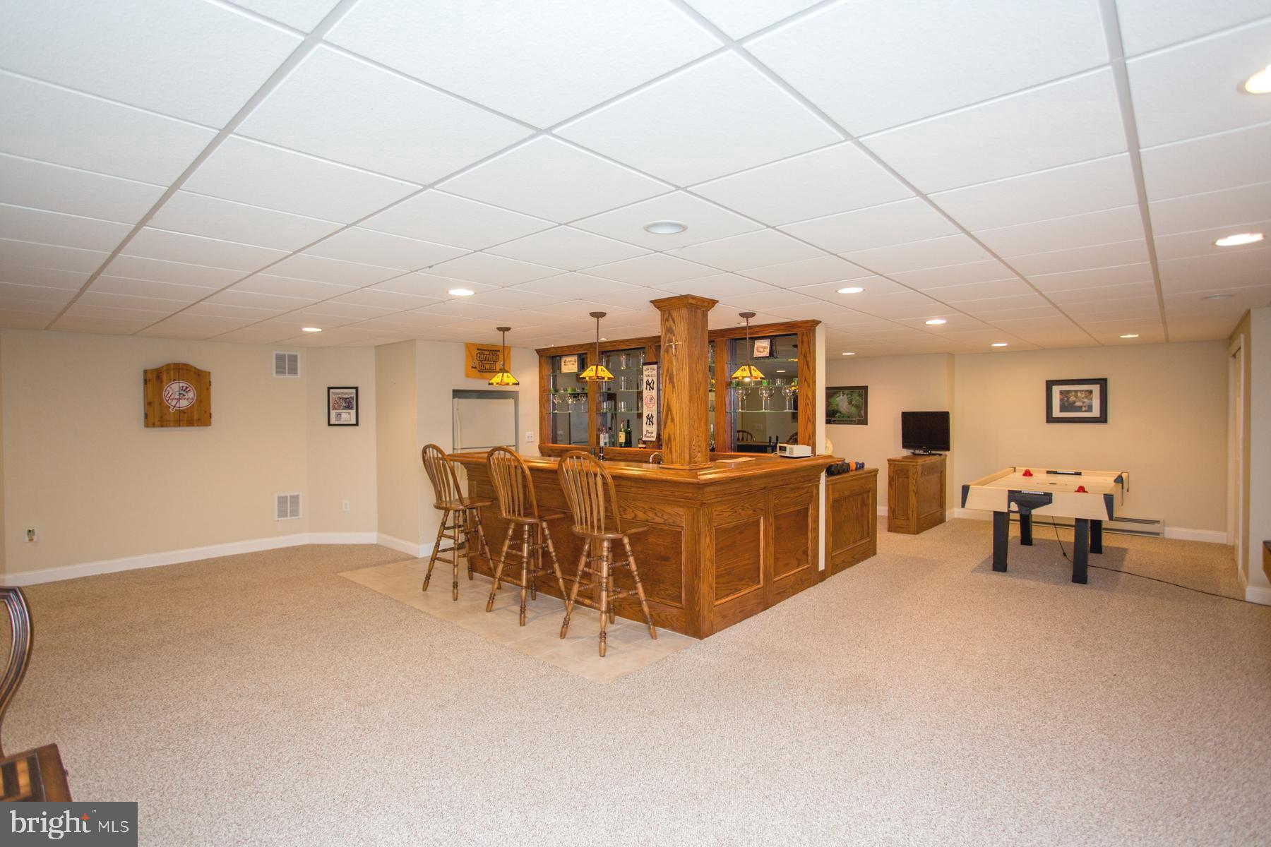 2131 Hawthorne Road New Hope, PA 18938 - Photo 42 of 48 Finished Basement with Custom Wet Bar