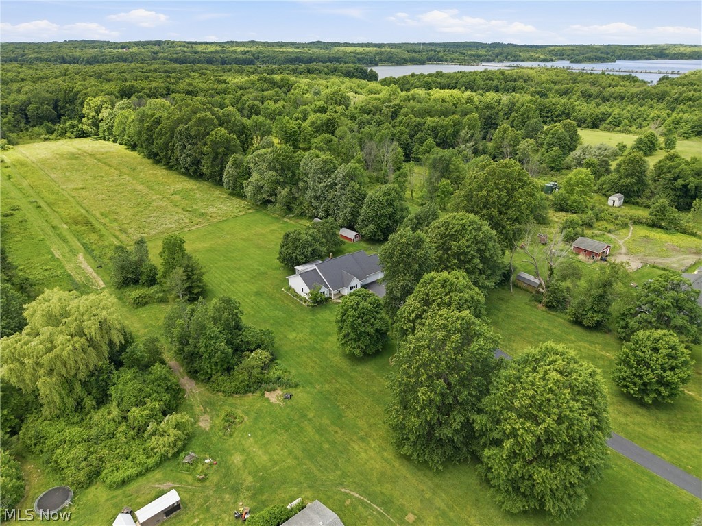 18330 Shaw Road Chagrin Falls, OH 44023 - Photo 33 of 35 View of property and LaDue Reservoir in the distance.
