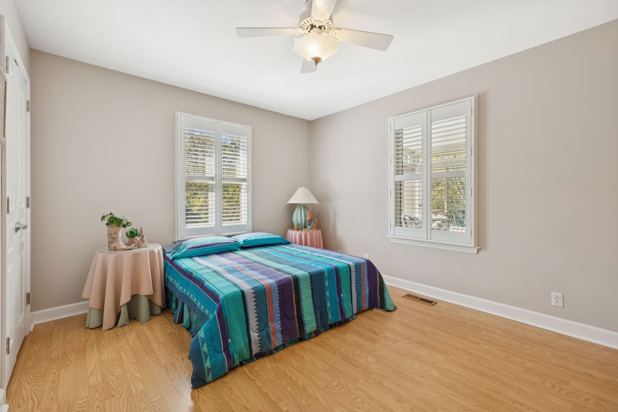 7875 Oscar Green Road Primm Springs, TN 38476 - Photo 10 of 44 a bedroom with two beds and a window