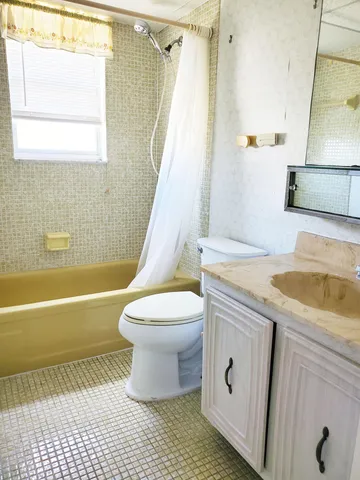 a bathroom with a sink a toilet and a bathtub