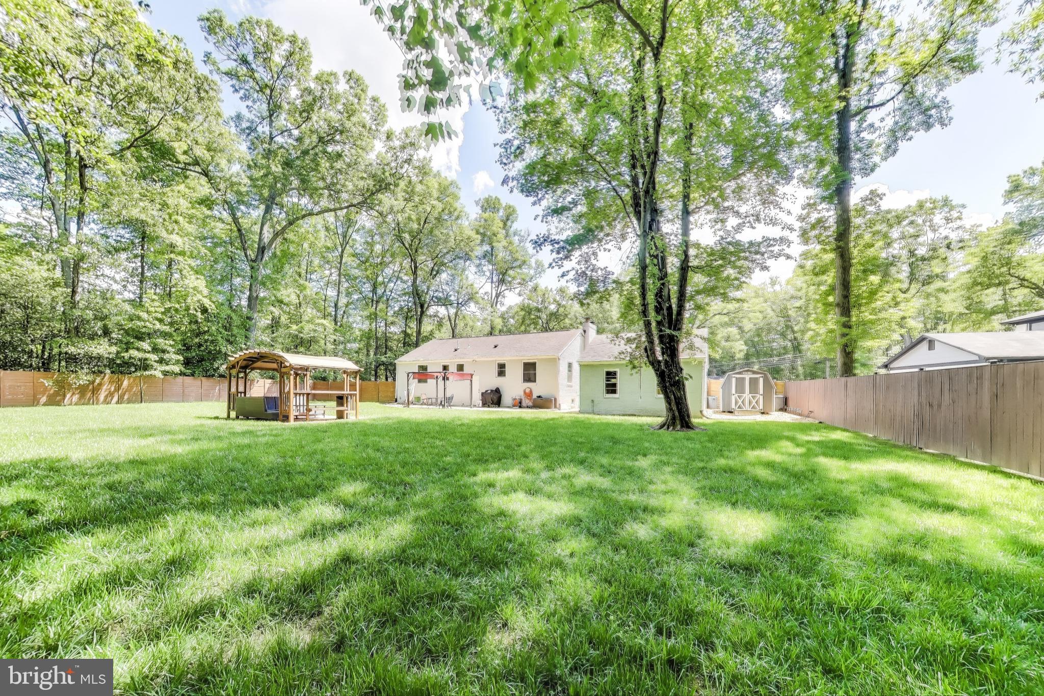 213 Swan Creek Road Fort Washington, MD 20744 - Photo 32 of 44 Large Fenced Backyard