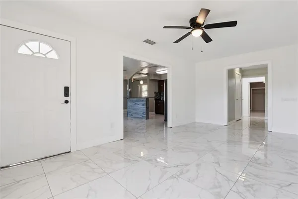 a view of empty room