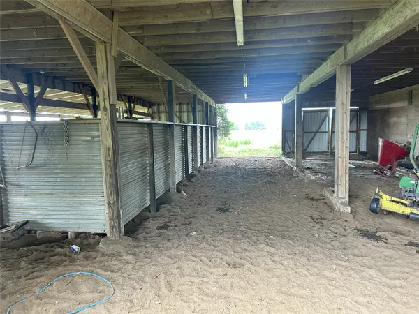 a view of a lake with a big yard